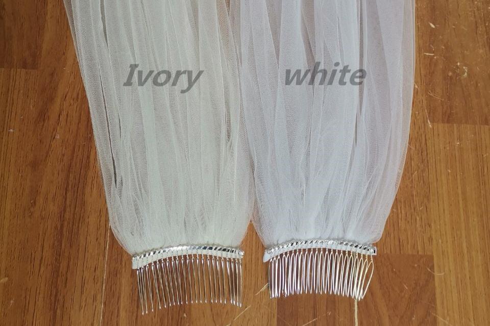 4m Cathedral Length Lace Veil with Comb