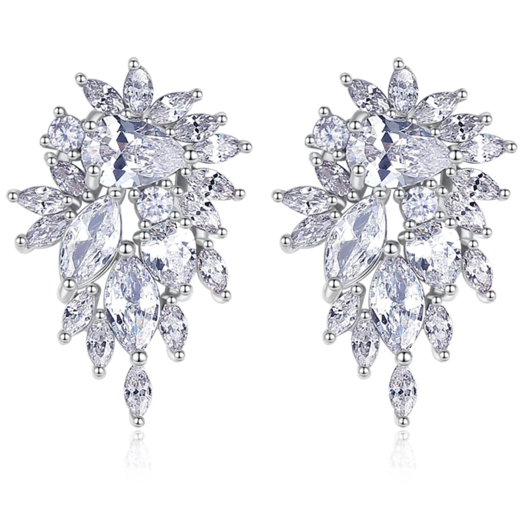 Cubic Zirconia Wedding Earrings
