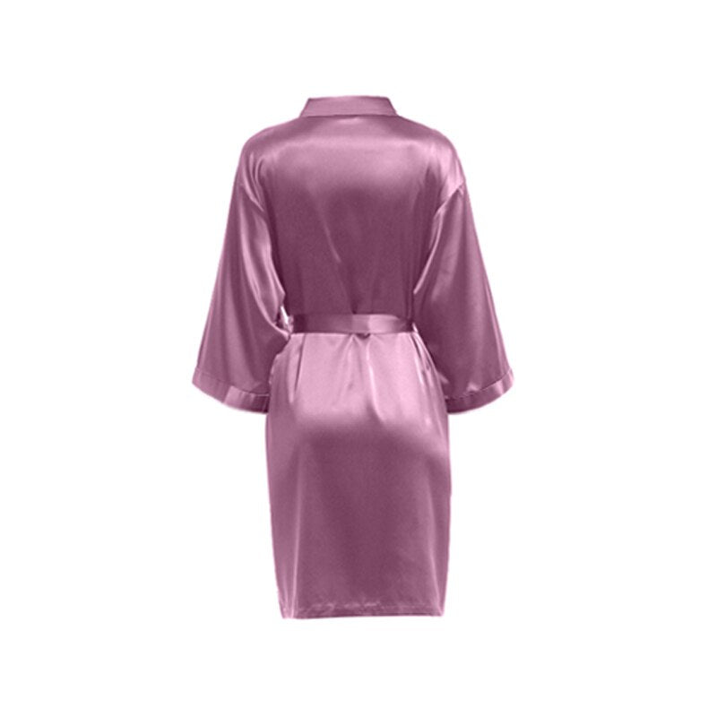 Purple Silky Robe Wedding Sydney