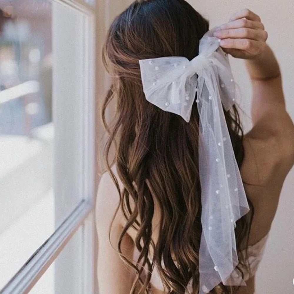 Wedding Veil Pearl Veil Bridal Veil Short Veil Ivory White Veil Wedding Accessories Bride Party Dress Up Accessory