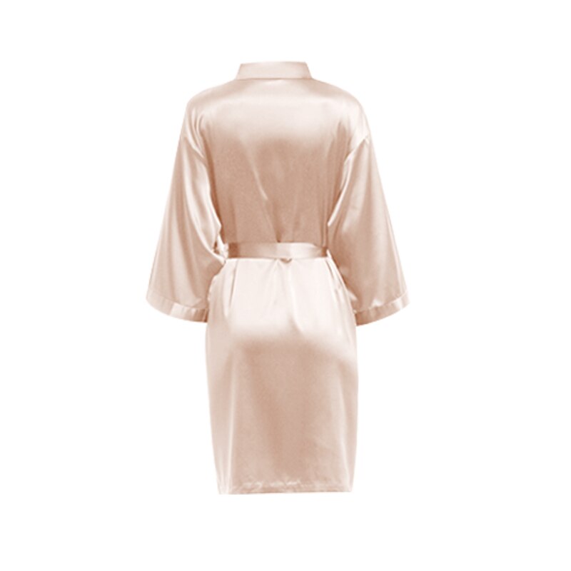 Cream Silky Robe Wedding Sydney