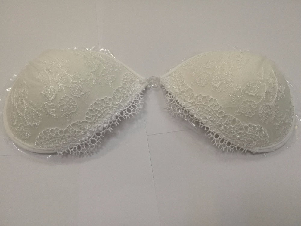 White Lace Stick On Bra