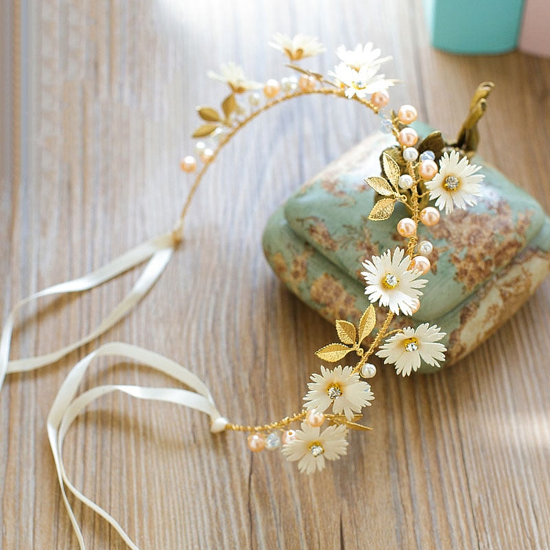 Rustic Vintage Floral Crown Hair Accessory Sydney