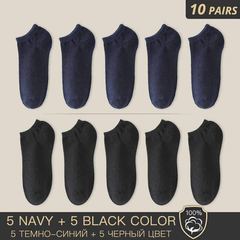 5 Pairs of Mens Ankle Socks