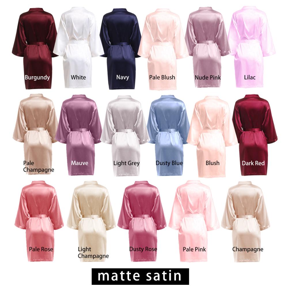 Matte Silky Robe Wedding Sydney