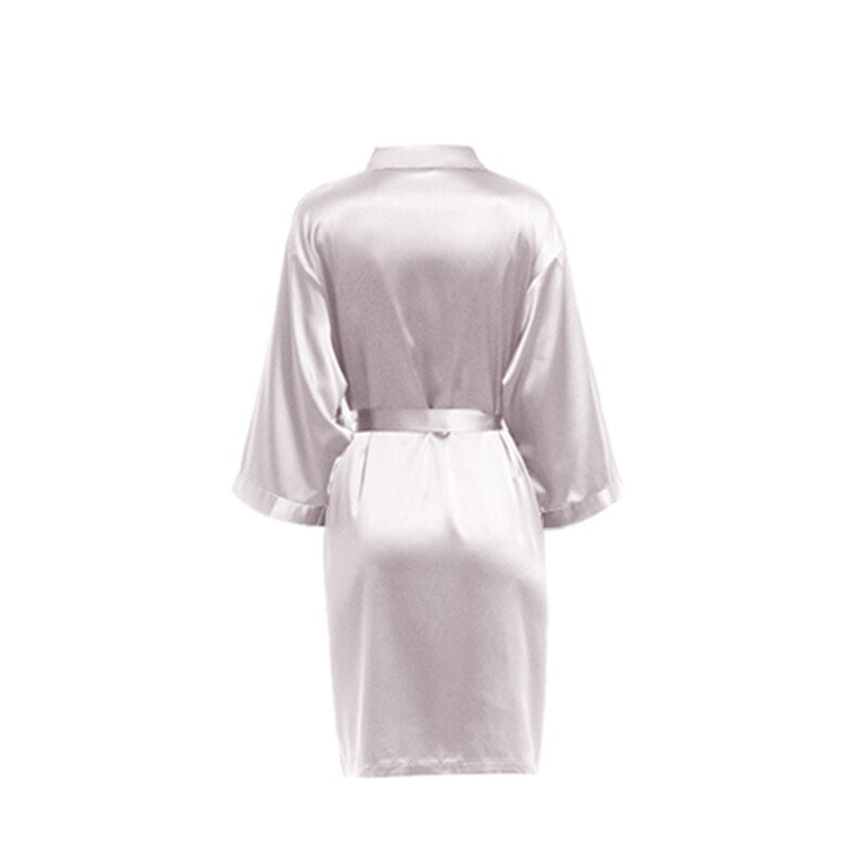 White Silky Robe Wedding Sydney