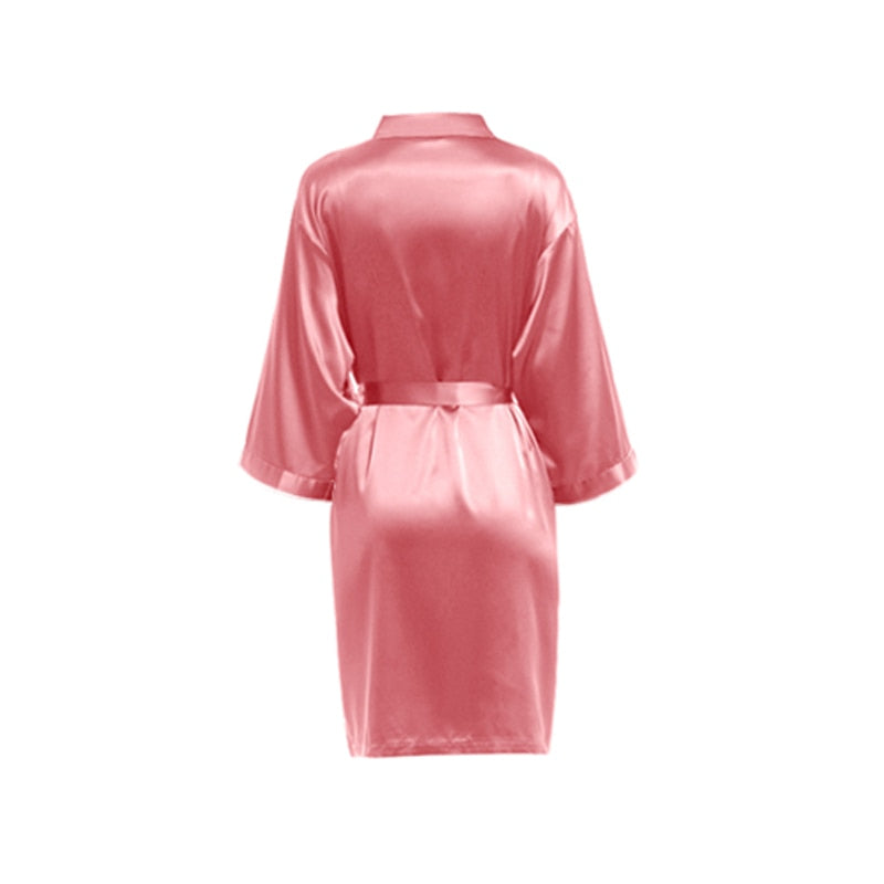 Rose Silky Robe Wedding Sydney