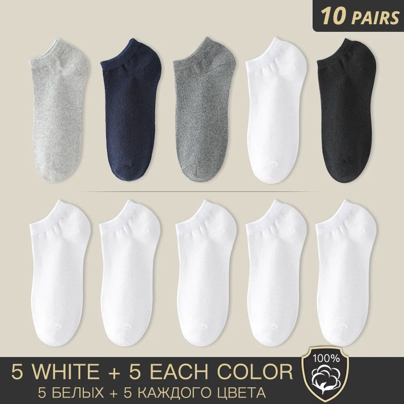 5 Pairs of Mens Ankle Socks