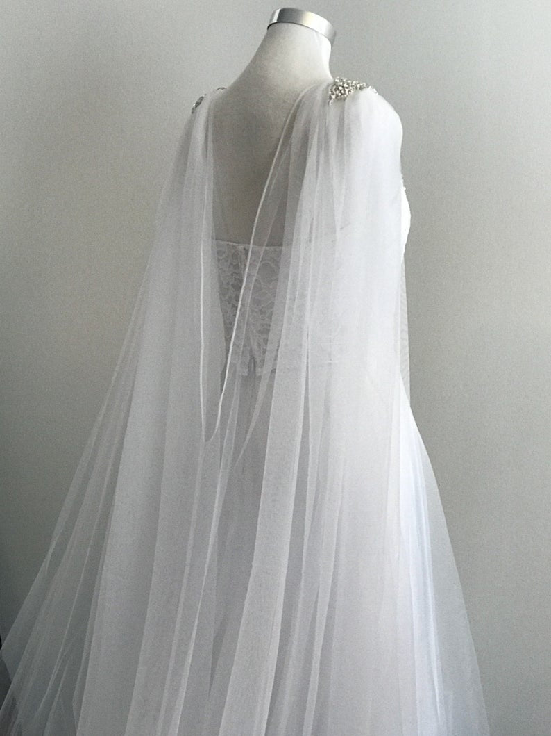 Cape Veil Rhinestones