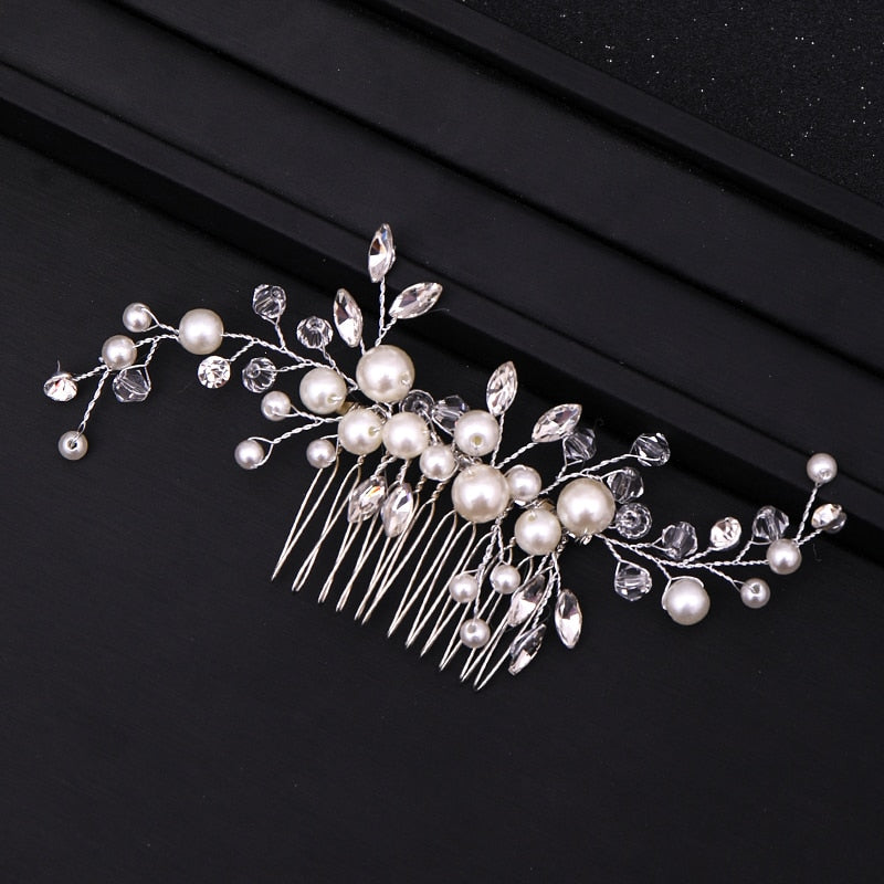 Beaded Wedding Hair Accessory