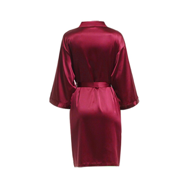 Red Silky Robe Wedding Sydney