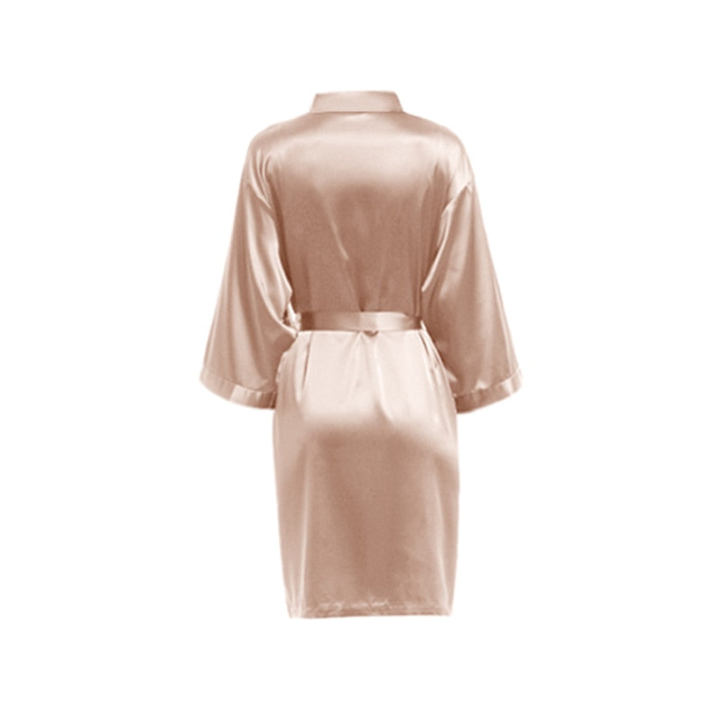 Gold Silky Robe Wedding Sydney