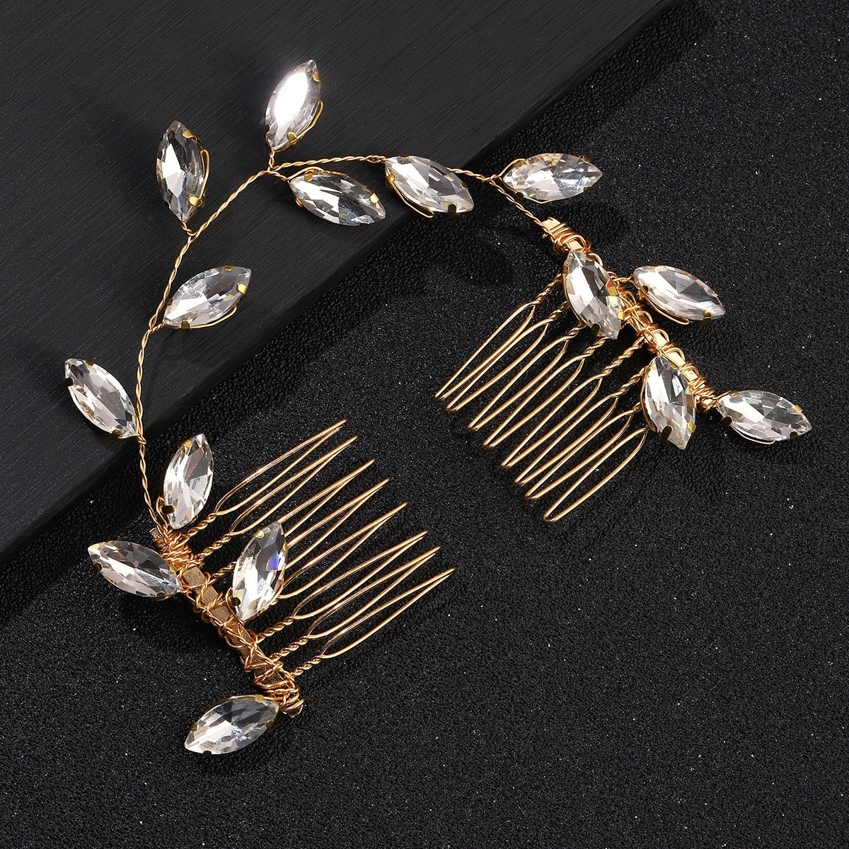 Wedding Hair Accessories Flower Hair Clips Crystal Bride Hair Pin Pearl Hair Combs Girls Jewellery