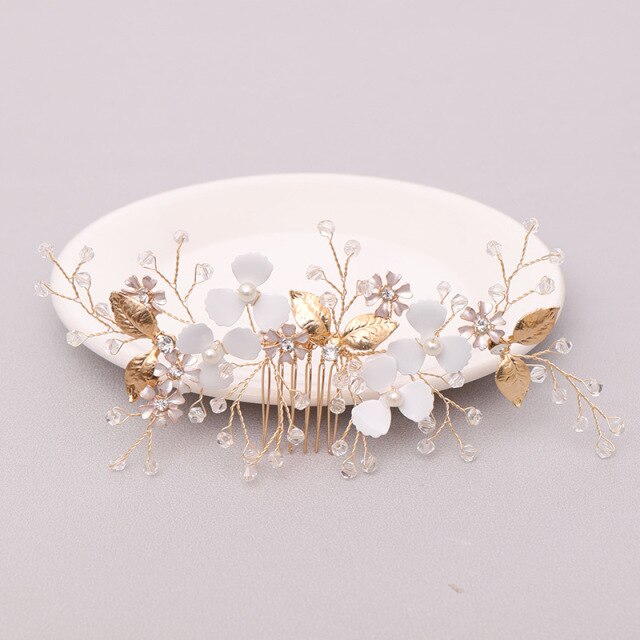 Gold Bridal Hair Accessory