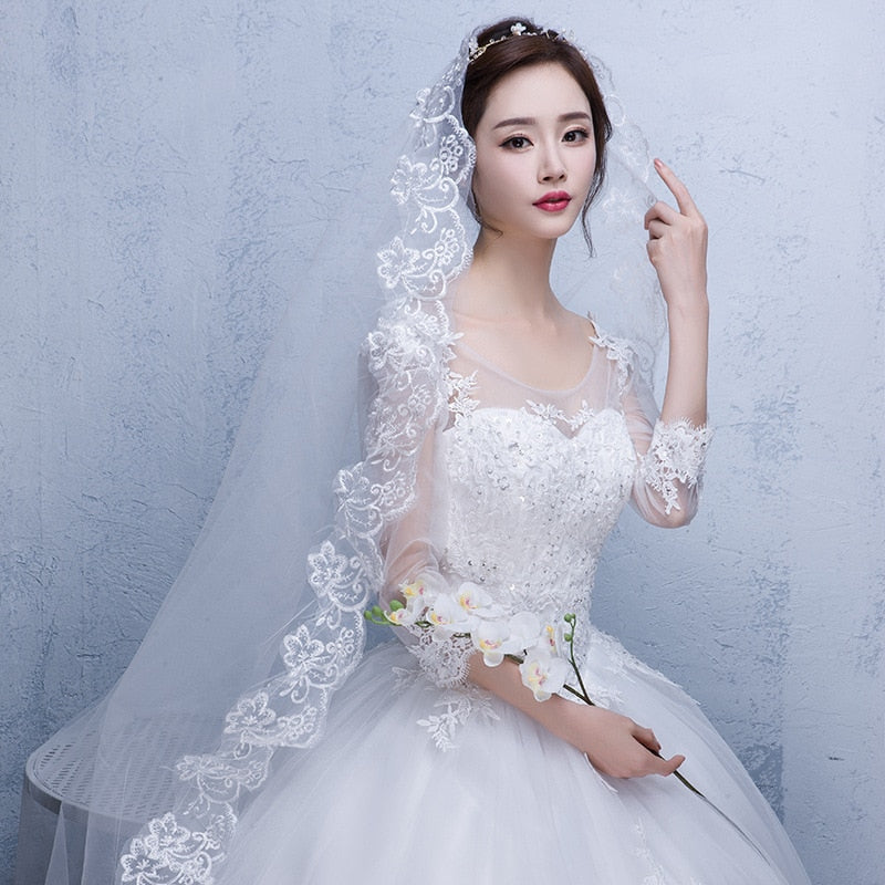 Short Simple Wedding Veil Tulle Two Layer With Comb White Ivory Bridal Veil for Bridal Wedding Accessories