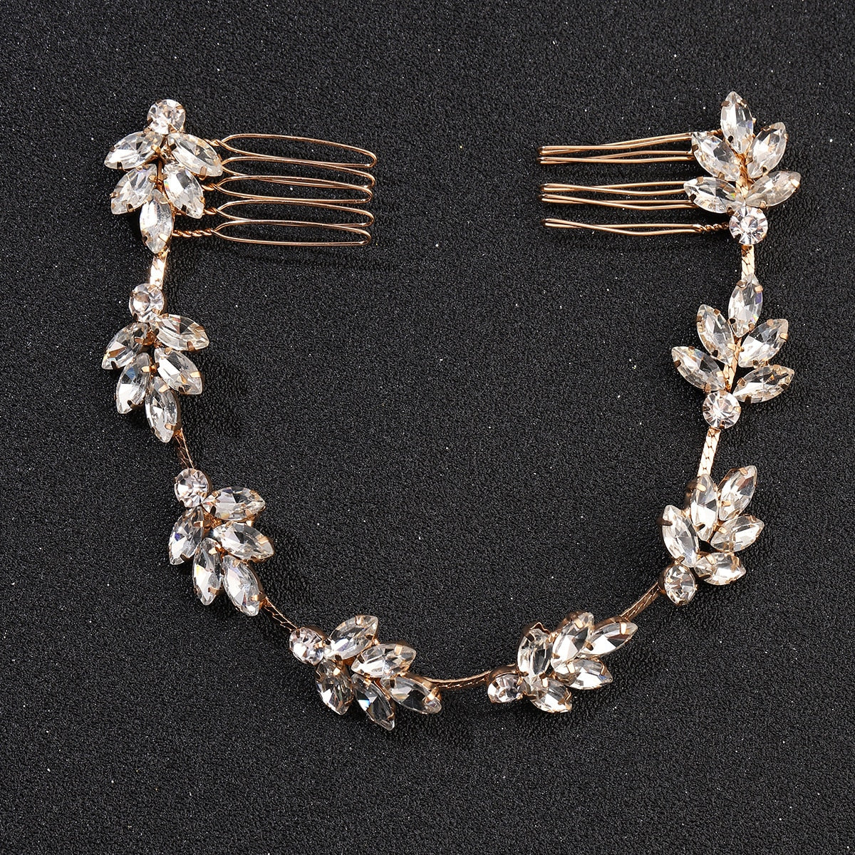 Wedding Hair Accessories Flower Hair Clips Crystal Bride Hair Pin Pearl Hair Combs Girls Jewellery