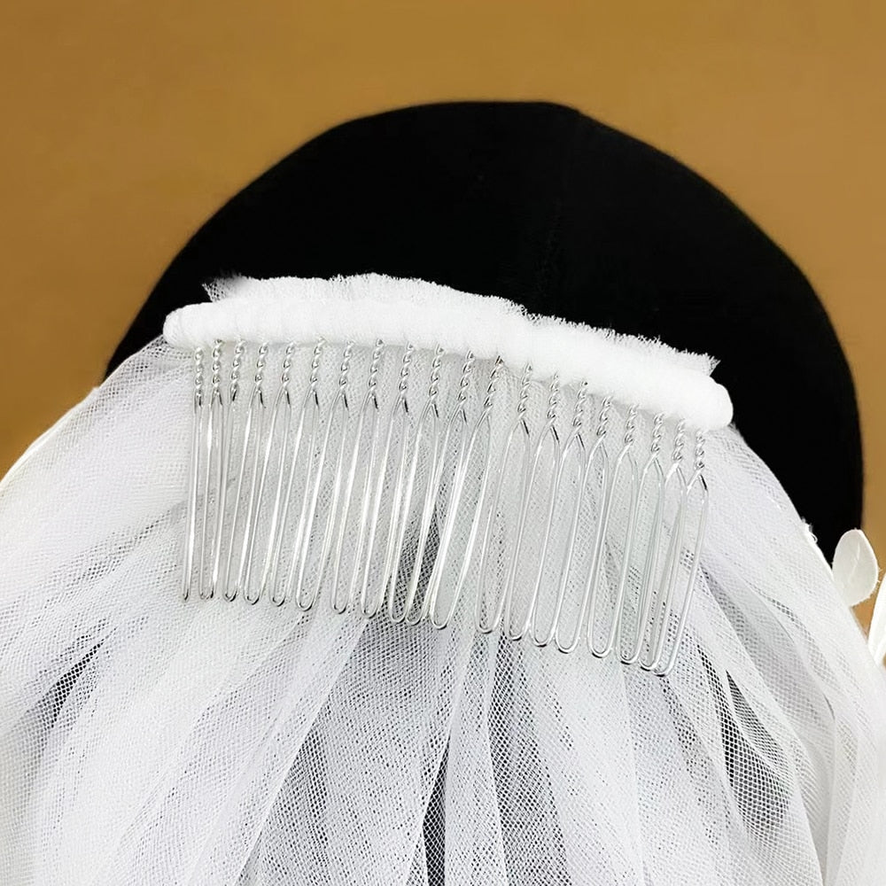 Cathedral Wedding Veil with Comb