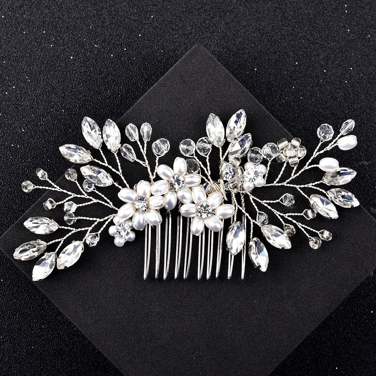 Floral Crystal Bridal Hair Accessory Sydney