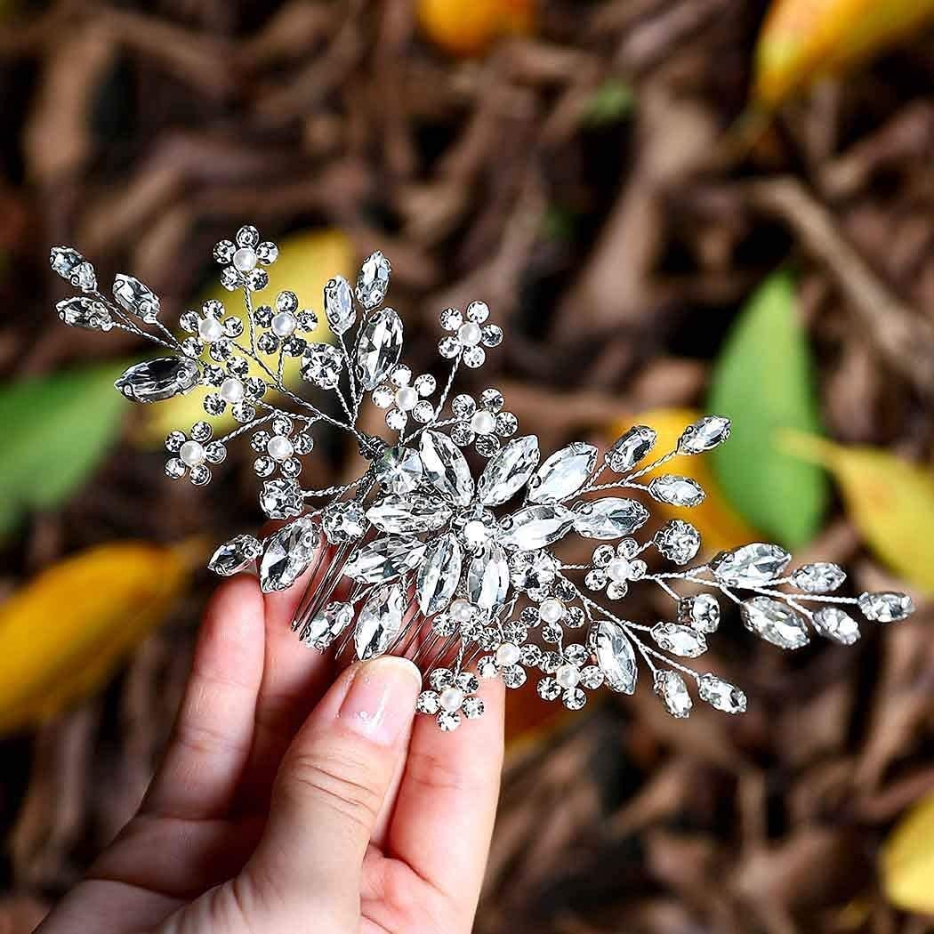 Silver Crystal Bridal Hair Accessory Sydney