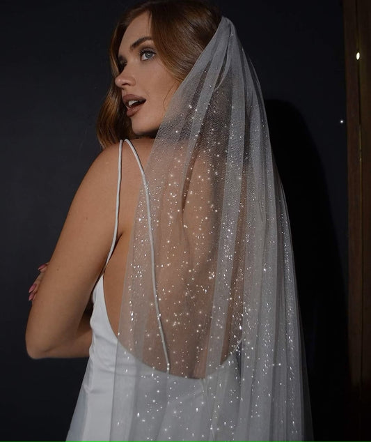 Sparkly Wedding Veil Perfect for every Wedding Dress