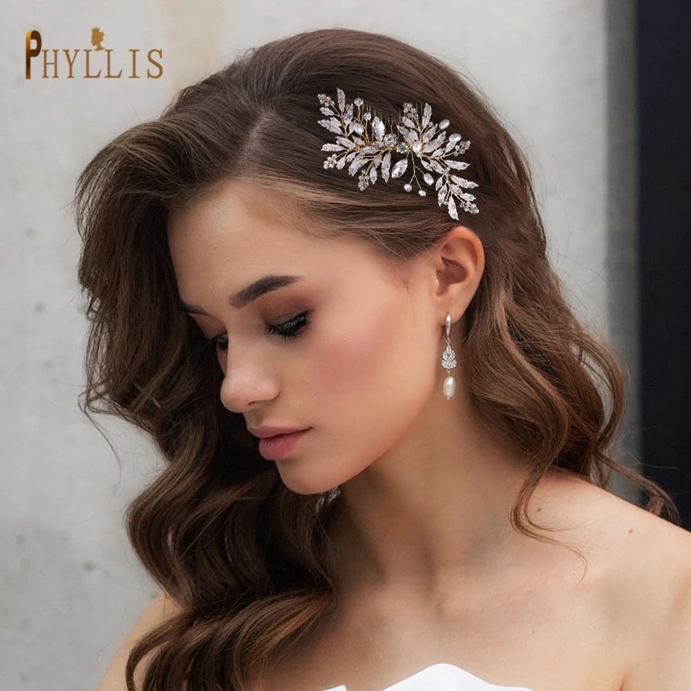 Wedding Hair Crystal Comb