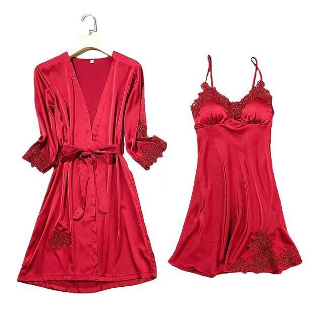 Red Sexy Nightie Camisole Set